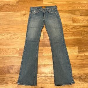 Boot cut jeans by James, size 25